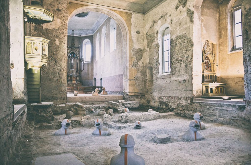 Max Grüter, Tauchgänge (2021), Johanniterkirche Feldkirch